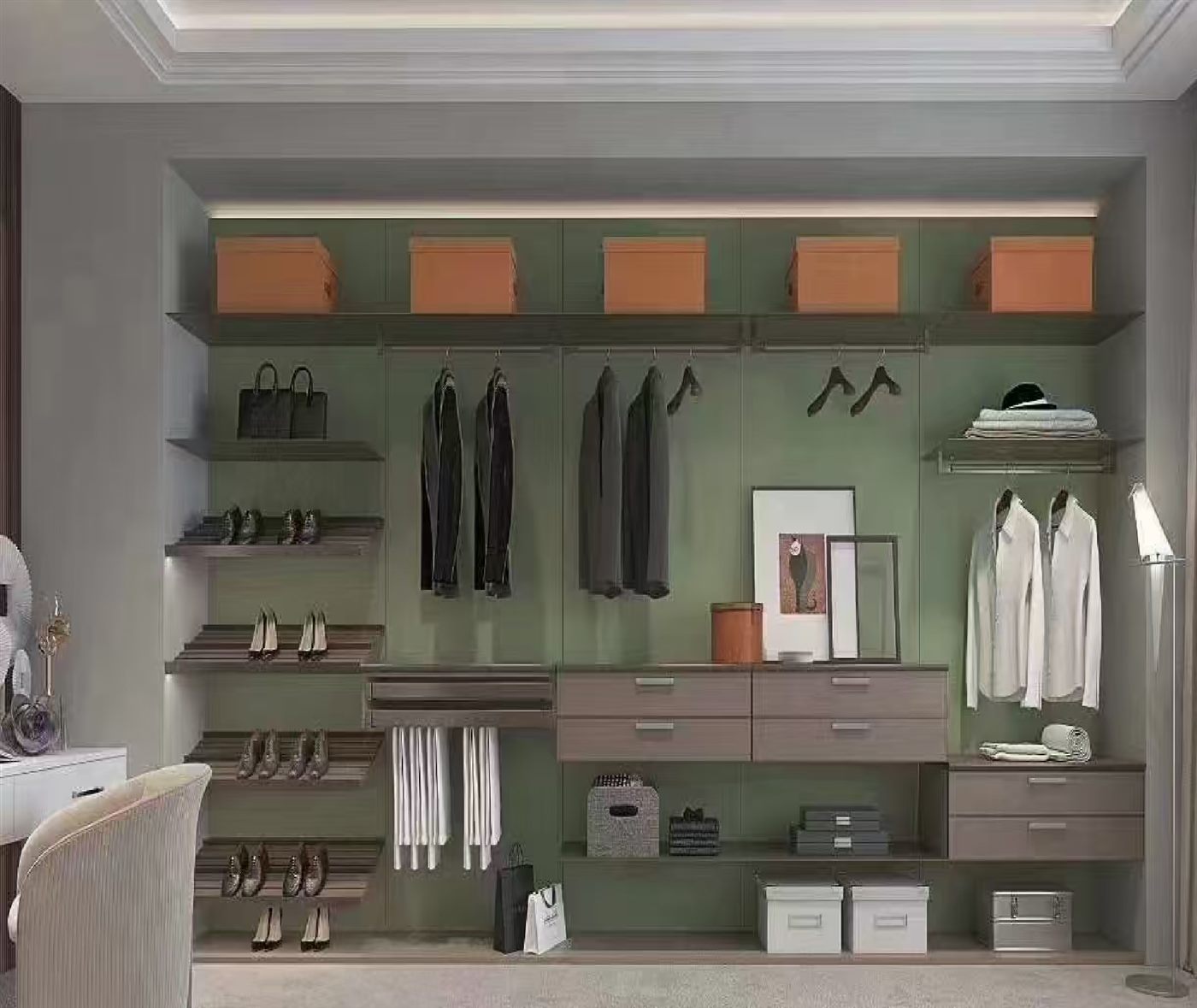 Customized cabinet production line